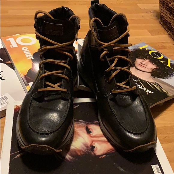 Men’s Black with Tan leather SANTONI Boot! main image 4